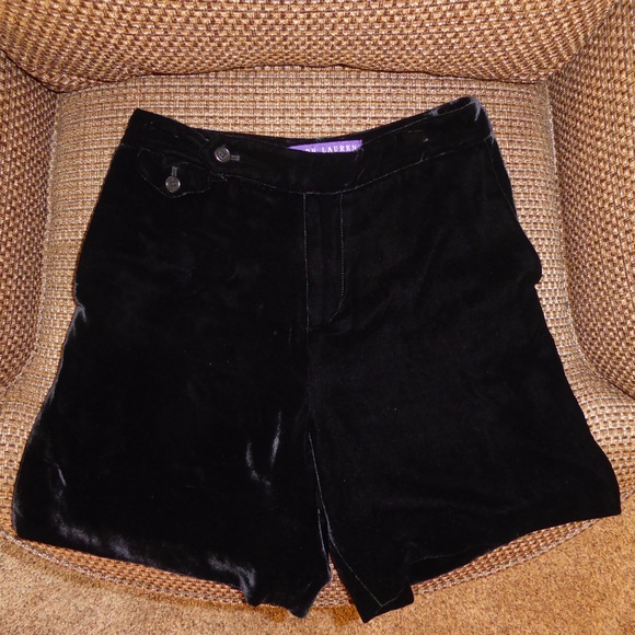 Ralp Lauren Purple lable velvet shorts